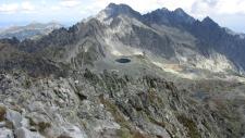 Widok z Małej Wysokiej 2429m. Łatwo dostępny szczyt, a przy tym wyjątkowo atrakcyjny