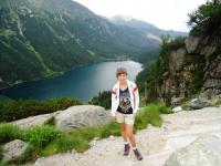 w tle Morskie Oko